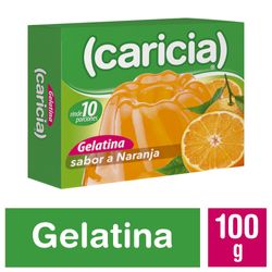 Gelatina Caricia naranja 100 g