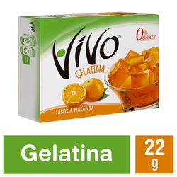 Gelatina Vivo naranja libre de azúcar 22 g