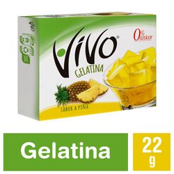 Gelatina Vivo piña libre de azúcar 22 g