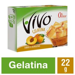 Gelatina Vivo durazno libre de azúcar 22 g