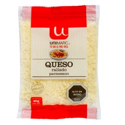 Queso rallado Unimarc parmesano 40 g