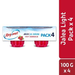 Pack Jalea Regimel frambuesa pote 4 un de 100 g