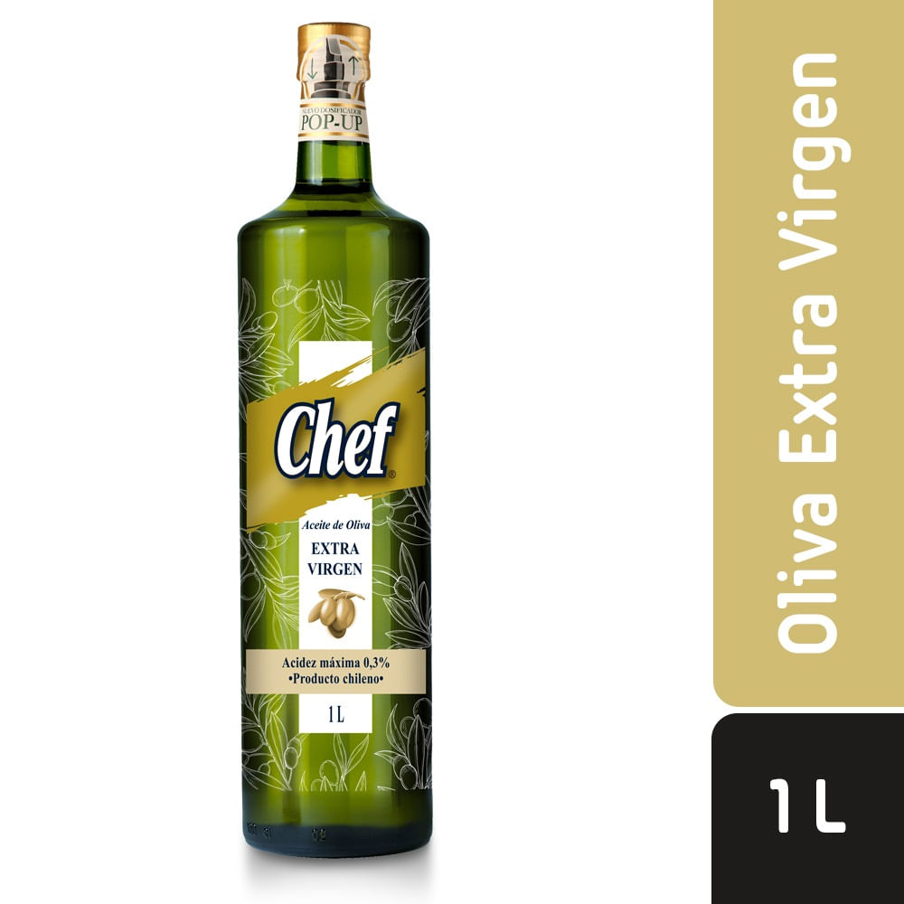 Aceite de oliva Chef extra virgen arbequina 1 L