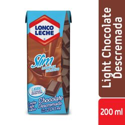 Leche descremada light Loncoleche sabor chocolate 200 ml