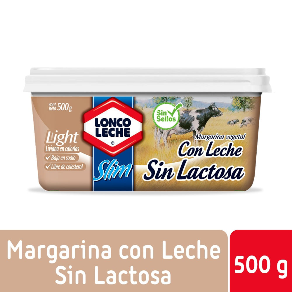 Margarina Loncoleche sin lactosa pote 500 g