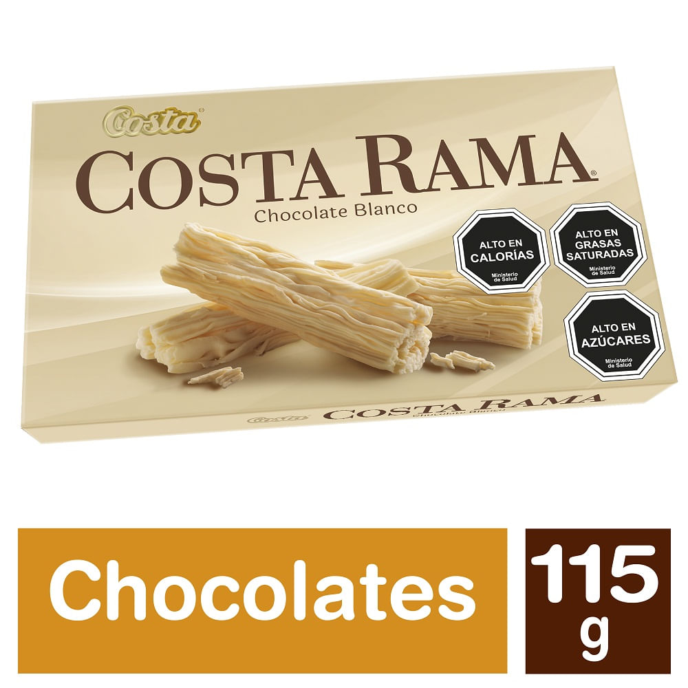 Chocolate Costa Rama blanco 115 g