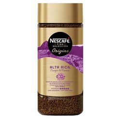 Café instantáneo liofilizado Nescafé fina selección origins alta rica frasco 100 g
