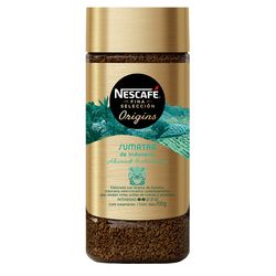 Café instantáneo liofilizado Nescafé fina selección origins sumatra frasco 100 g