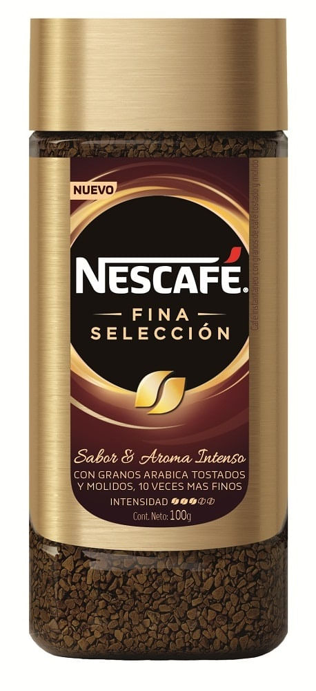 Café instantáneo liofilizado Nescafé fina selección frasco 100 g