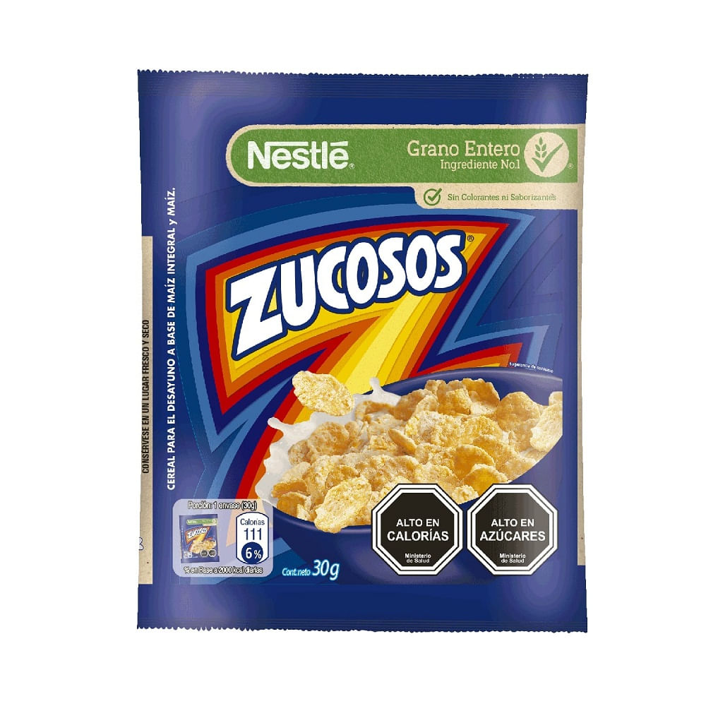 Cereal Zucosos Nestlé bolsa 30 g