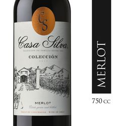 Vino Casa Silva colección merlot 750 cc