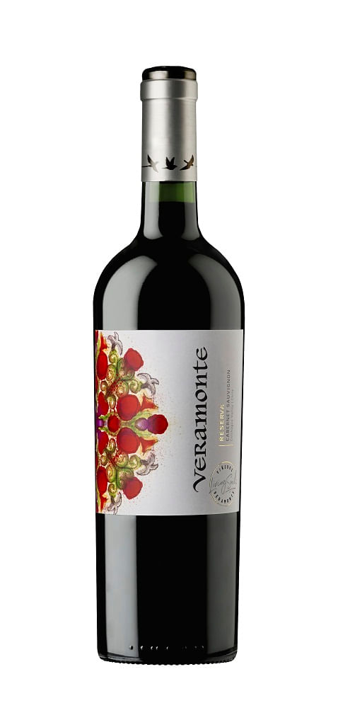 Vino Veramonte reserva cabernet sauvignon botella 750 cc