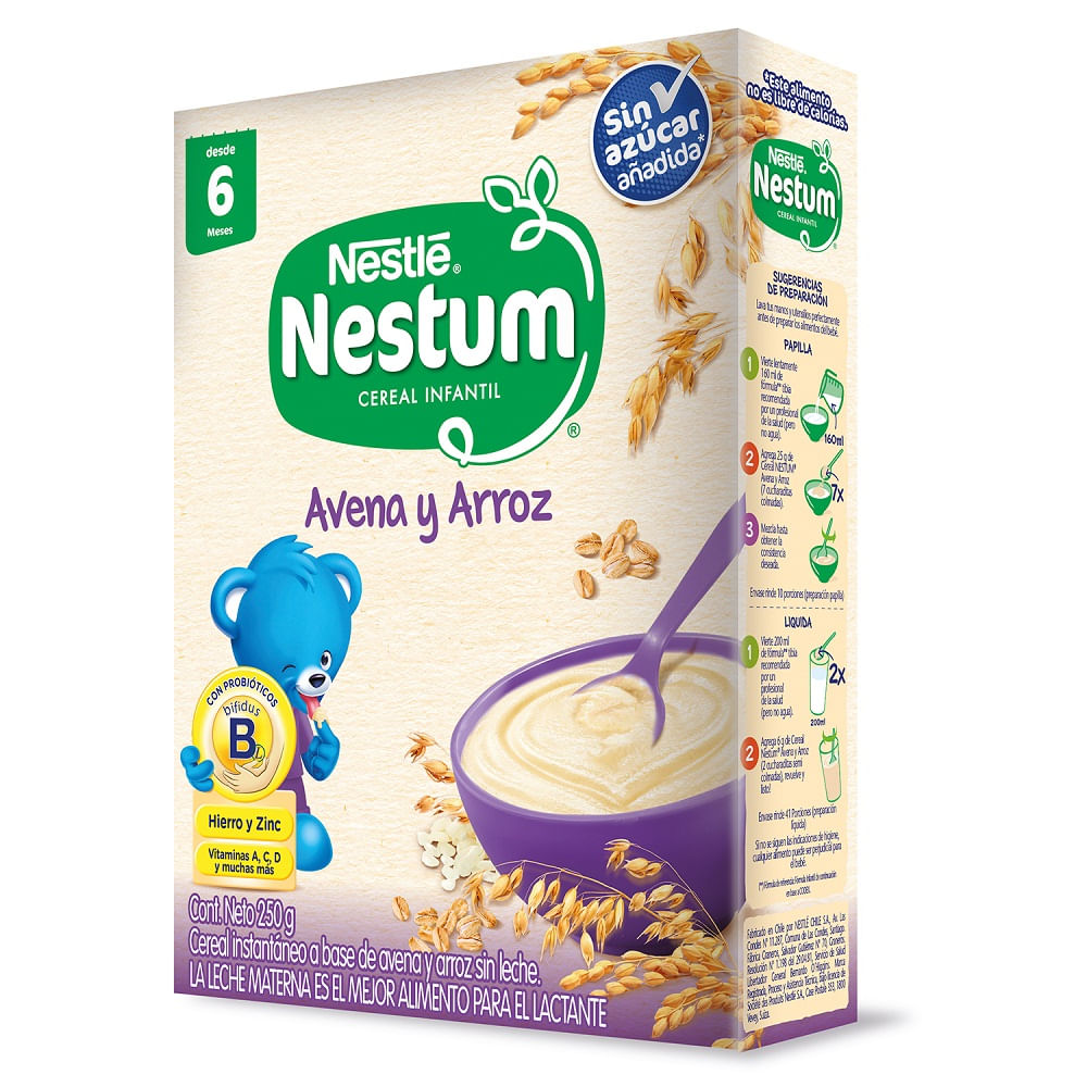 Cereal Nestum avena y arroz 250 g