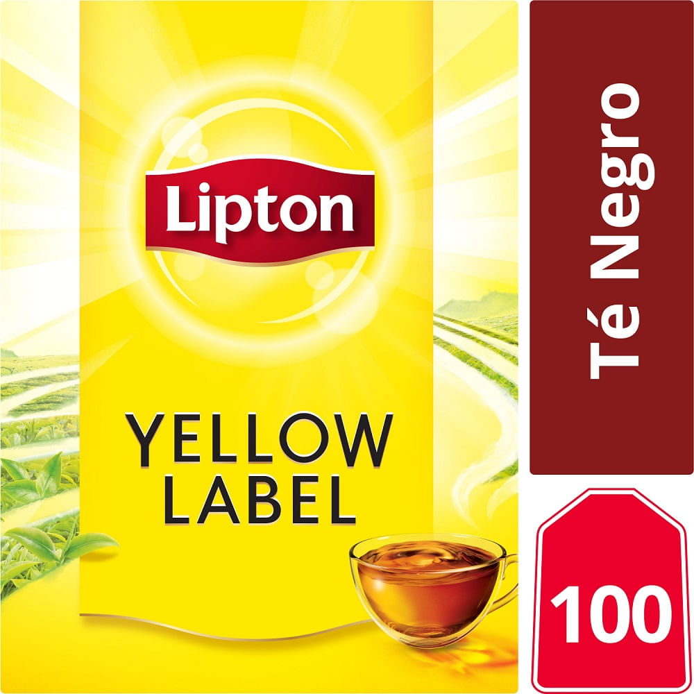Té Lipton Yellow label 100 bolsitas