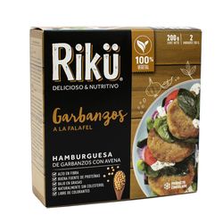 Hamburguesa Riku garbanzos 2 un de 100 g