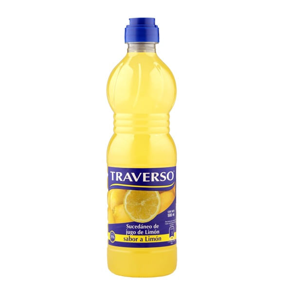 Sucedáneo jugo de limón Traverso 500 ml