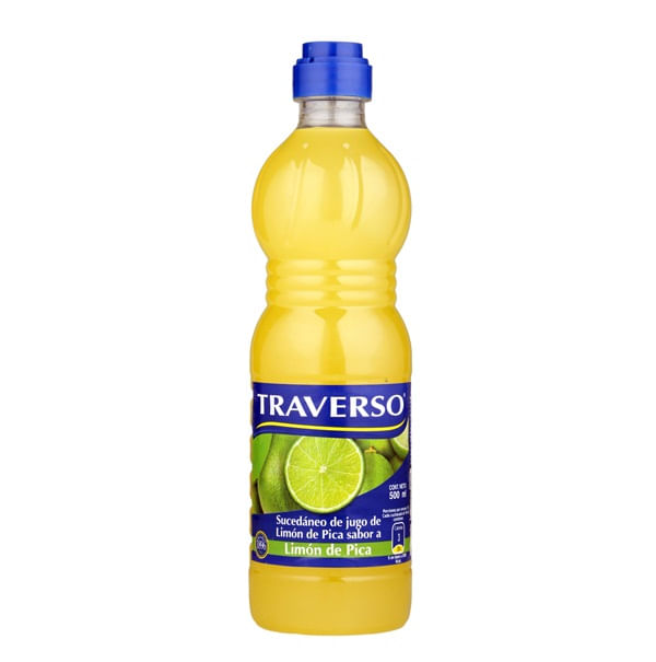 Sucedáneo jugo limón de pica Traverso 500 ml