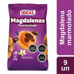 Pack Magdalenas Ideal marmoleado 9 un 225 g