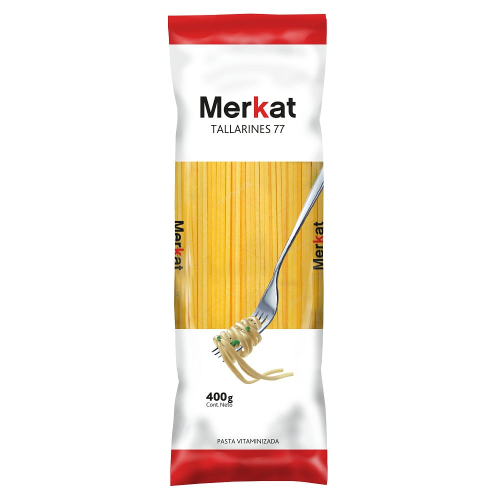 Pasta tallarines N°77 Merkat 400 g