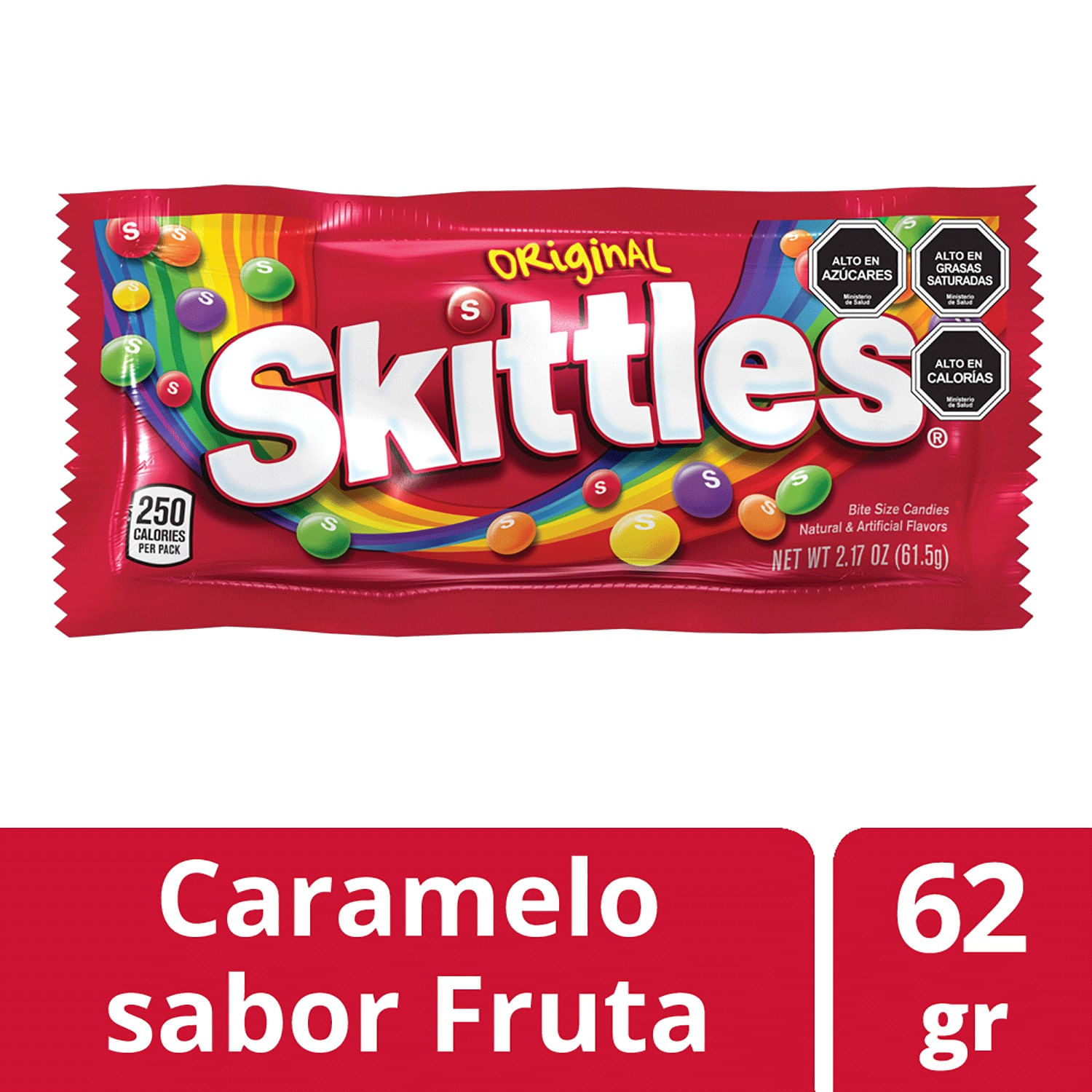 Caramelos Skittles original 62 g