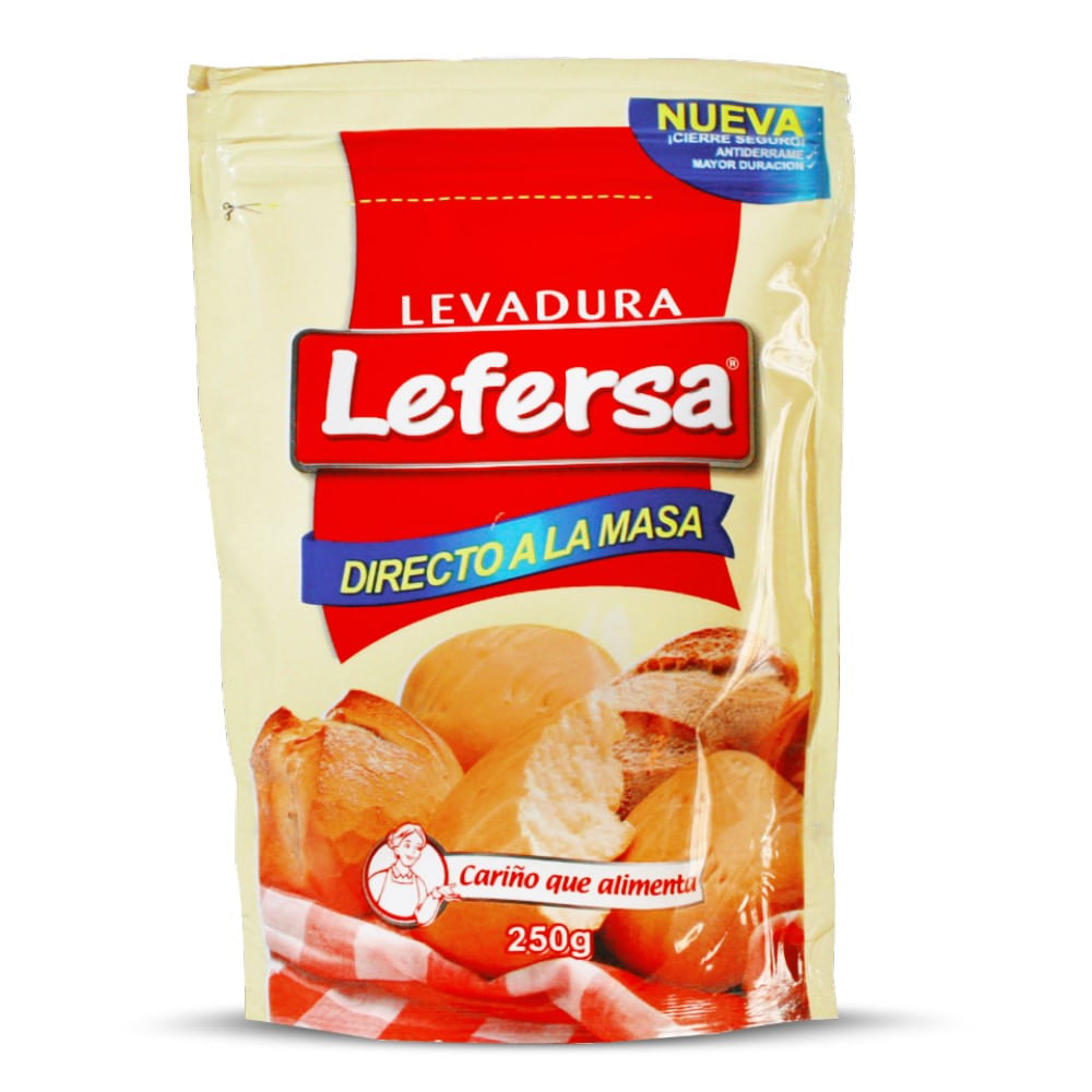 Levadura Lefersa granulada doy pack 250 g