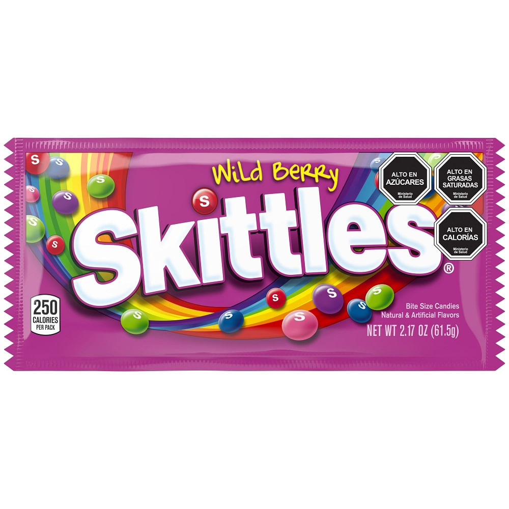 Caramelos Skittles wildberry singles 62 g