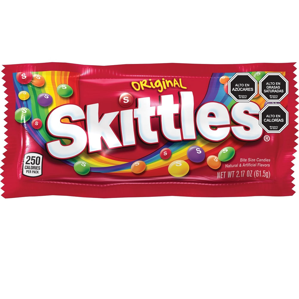 Caramelos Skittles original 62 g Caramelos Skittles original 62 g