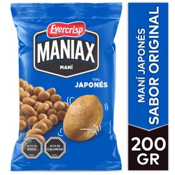 Maní Evercrisp maniax original 200 g