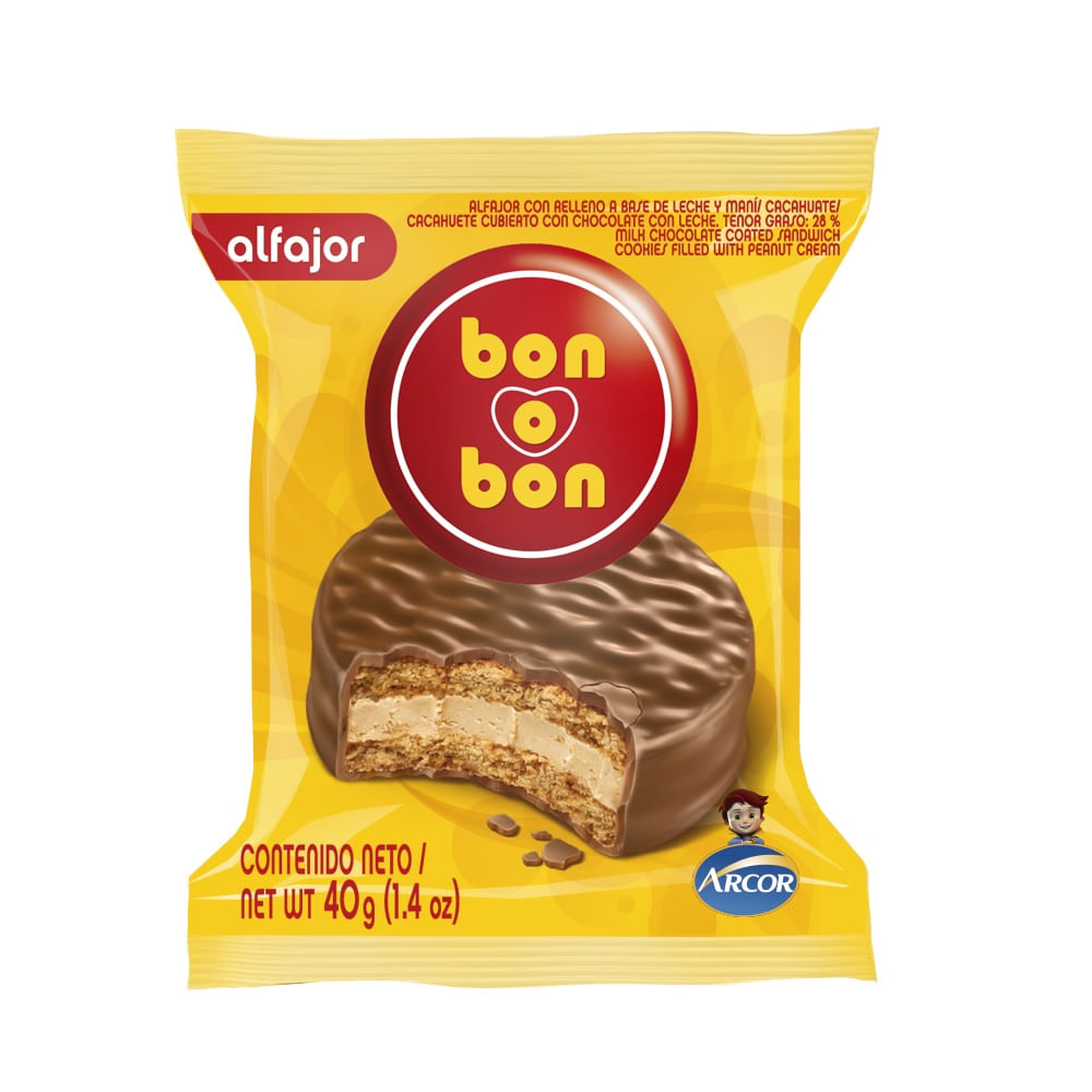 Alfajor Bon o Bon chocolate 40 g