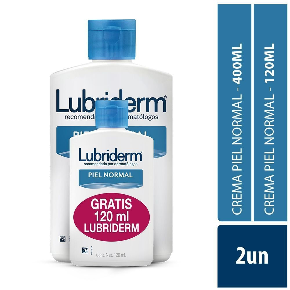 Promopack crema Lubriderm piel normal 400 ml + 120 ml