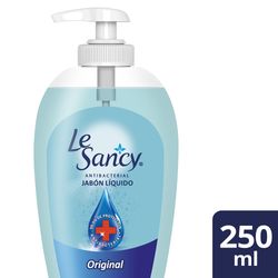 Jabón líquido Le Sancy antibacterial original con dosificador 250 ml