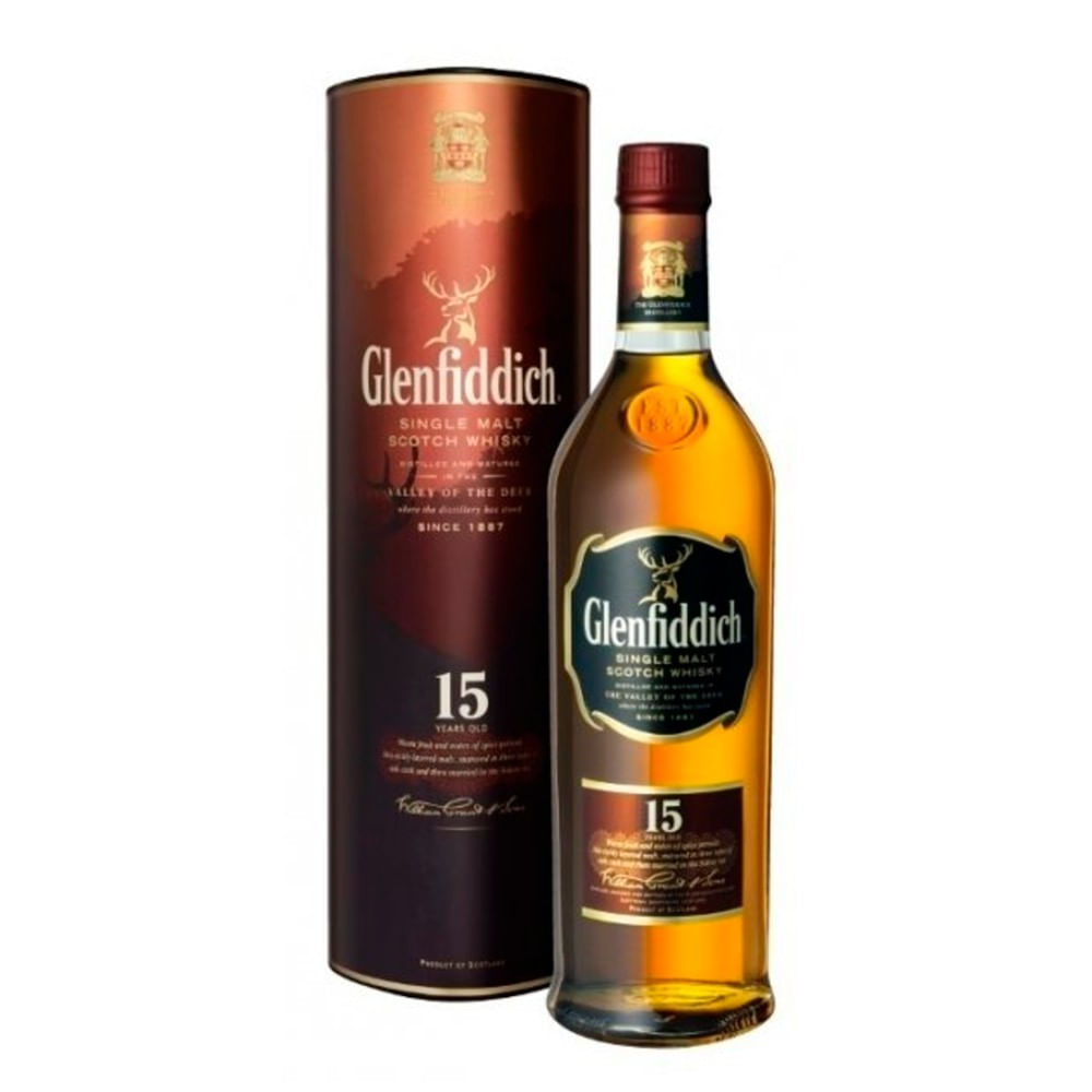 Whisky Glenfiddich 15 años botella 750 cc
