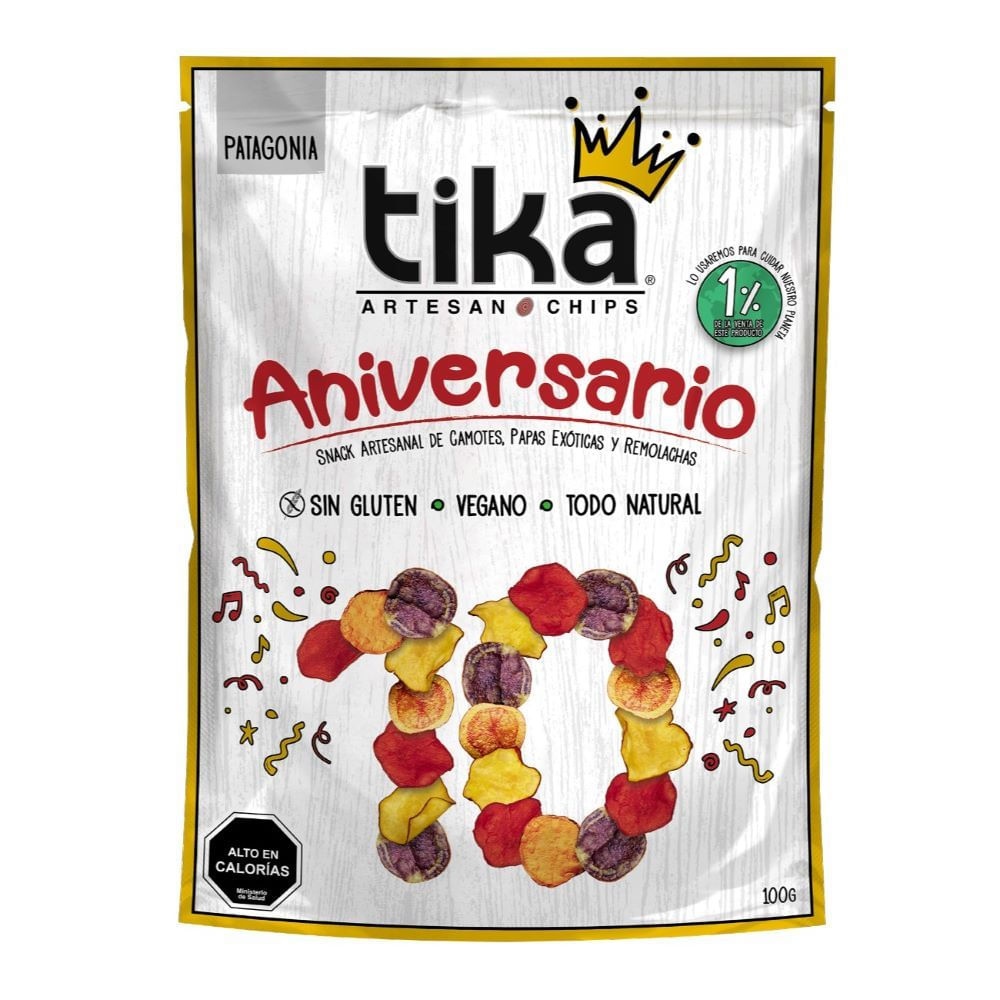 Chips Tika patagonia aniversario 100 g