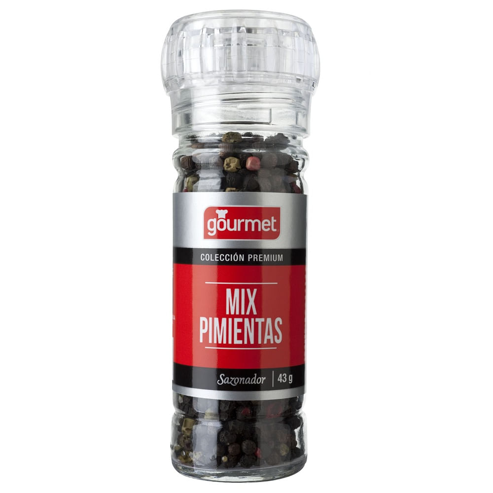 Mix Pimientas Gourmet premium con molinillo 43 g