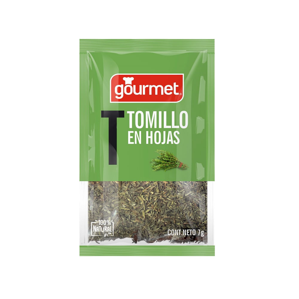 Tomillo en Hojas Gourmet sobre 7 g