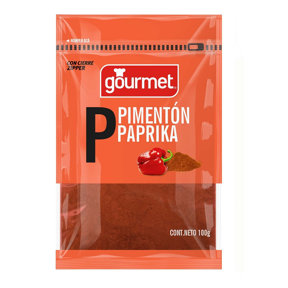 Pimentón paprika Gourmet bolsa 100 g