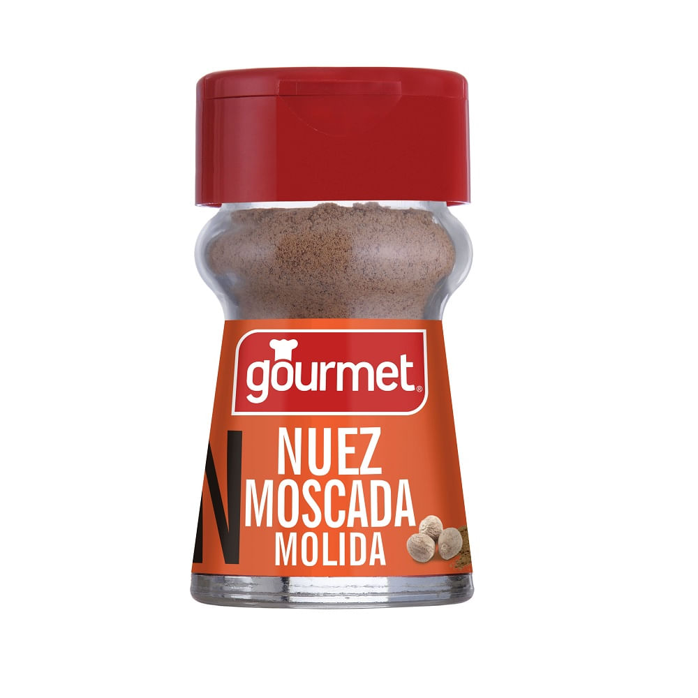 Nuez moscada molida Gourmet frasco 26 g Nuez moscada molida Gourmet frasco 26 g