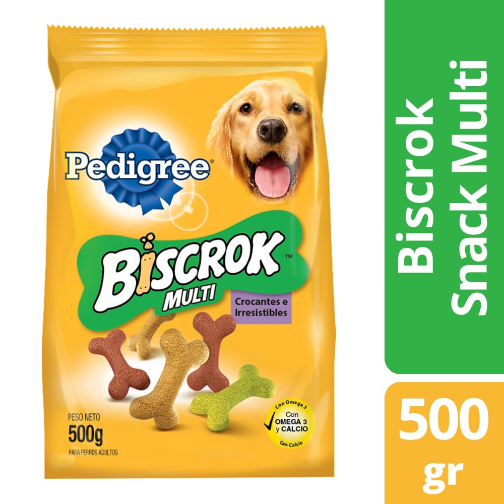 Galletas perro adulto Pedigree biscrok multi 500 g