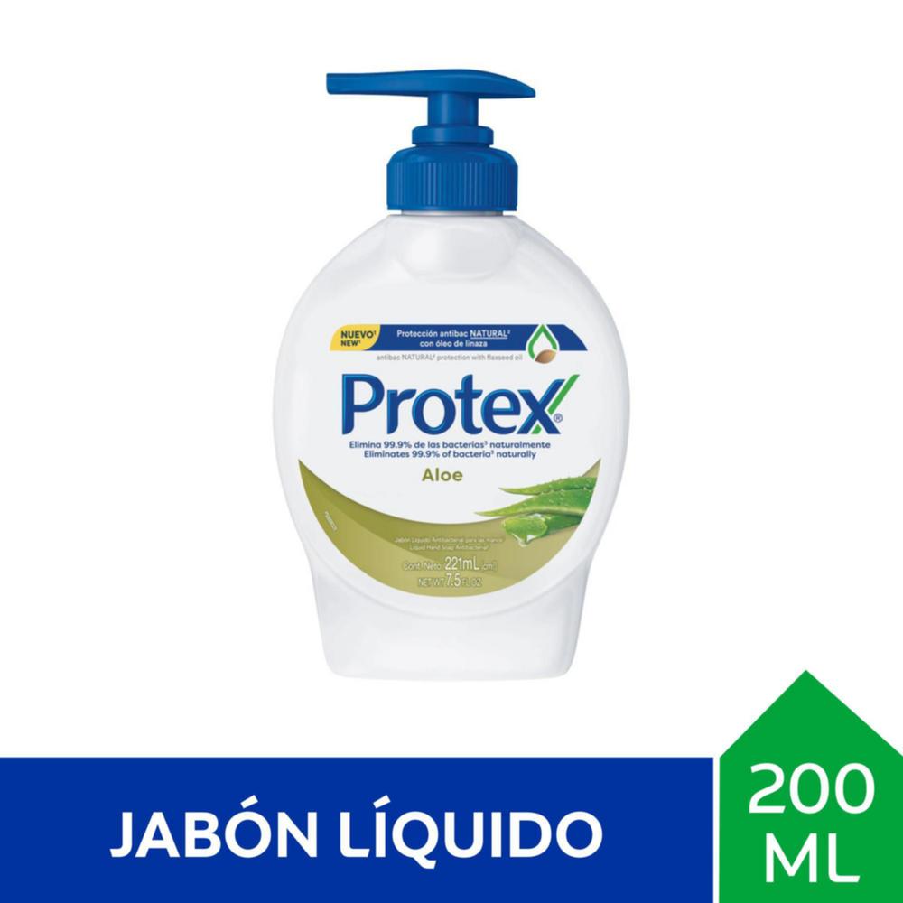 Jabón líquido Protex aloe vera con dosificador 221 ml
