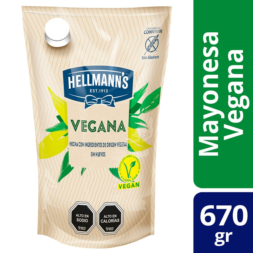 Mayonesa Hellmann's vegana 670 g