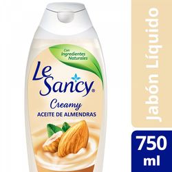 Jabón líquido Le Sancy aceite de almendras 750 ml