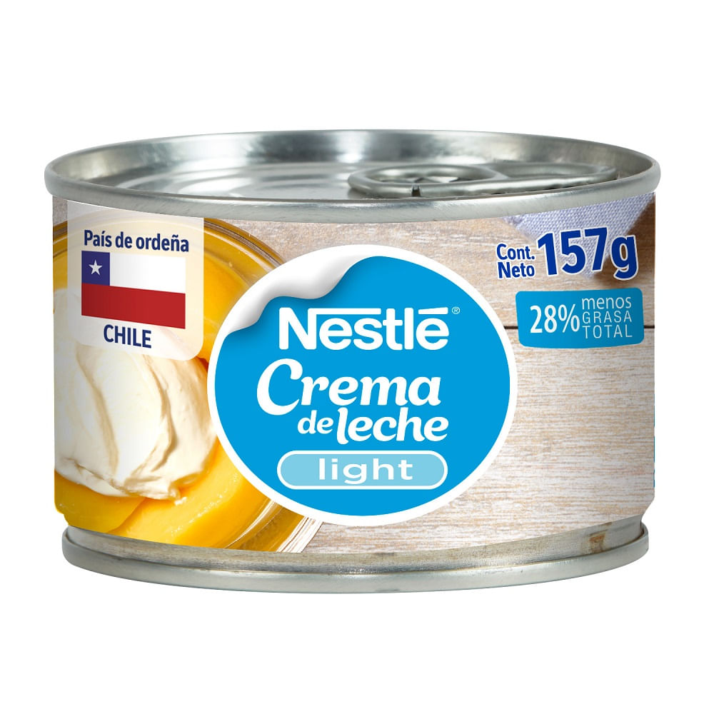 Crema de leche Nestlé light lata 157 g