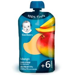 Compota Gerber orgánico mango pouch 100 g