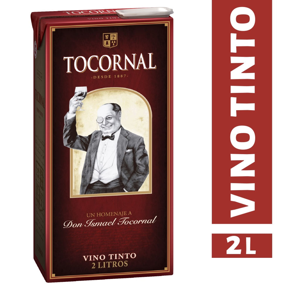 Vino tinto Tocornal caja 2 L. Vino tinto Tocornal caja 2 L.