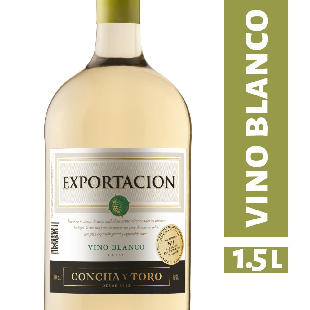 Vino blanco Concha y Toro exportación 1.5 L
