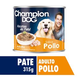 Alimento húmedo perro Champion Dog pollo 315 g