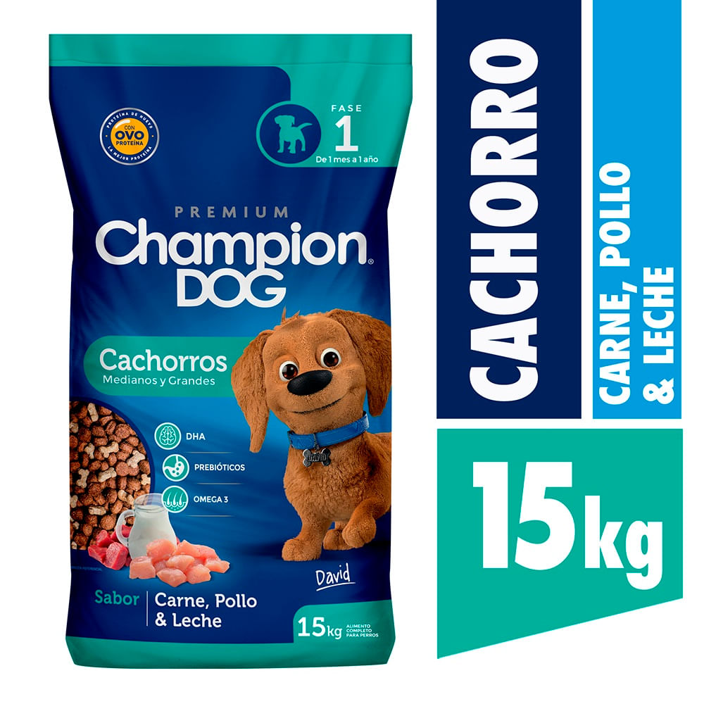 Alimento perro cachorro Champion Dog 15 Kg