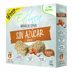 Pack Barra cereal En Línea sin azúcar almendra 6 un de 20 g