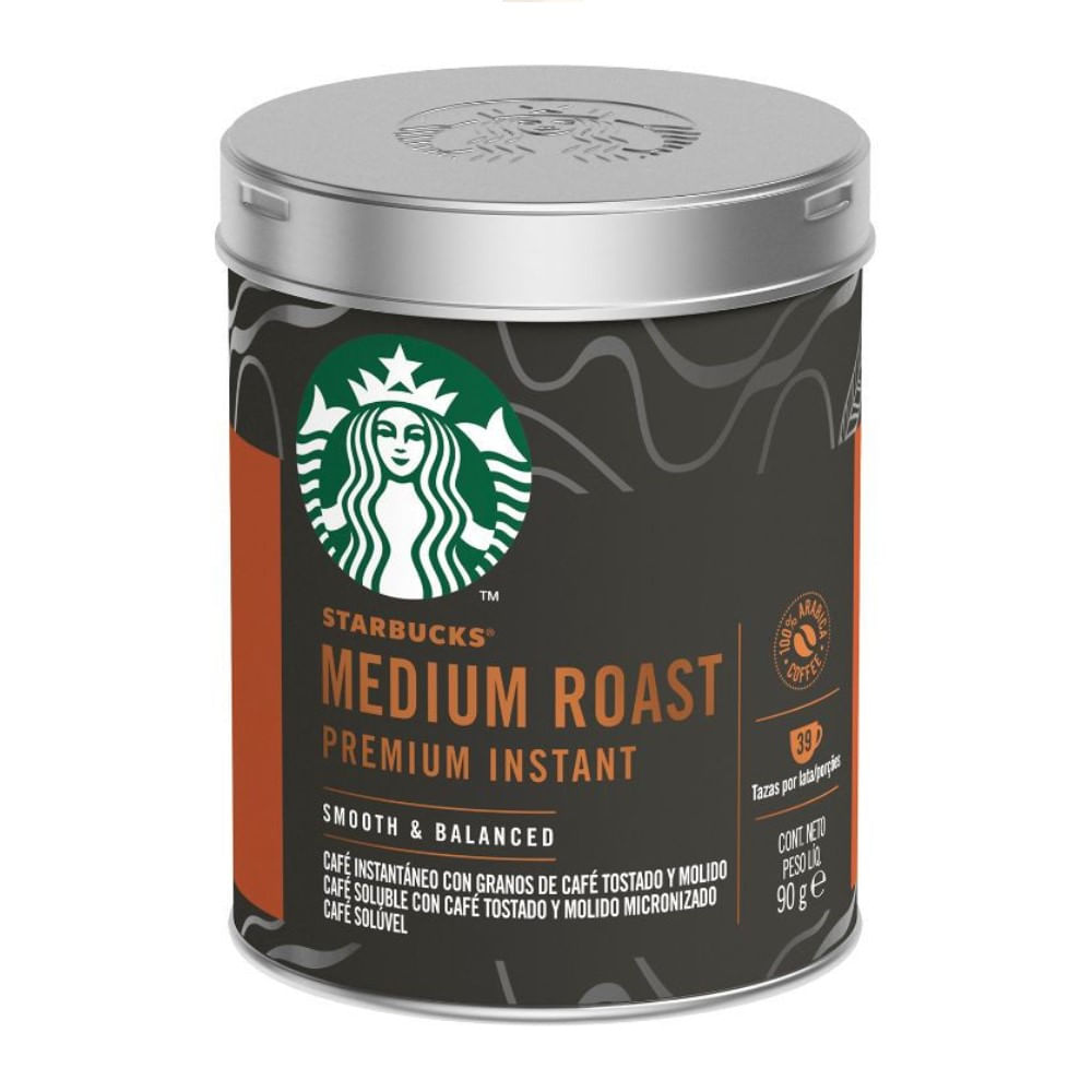 Café instantáneo Starbucks medium roast 90 g