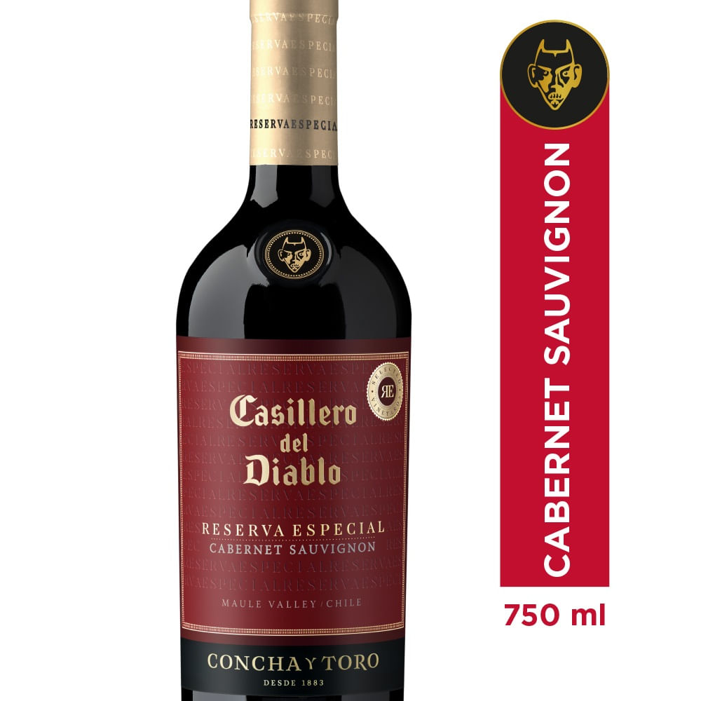 Vino Casillero del Diablo reserva especial cabernet sauvignon 750 cc